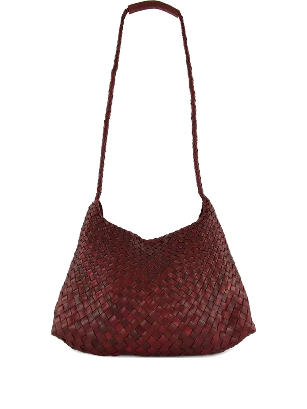 Dragon Diffusion Santa Rosa Leather Shoulder Bag In Red