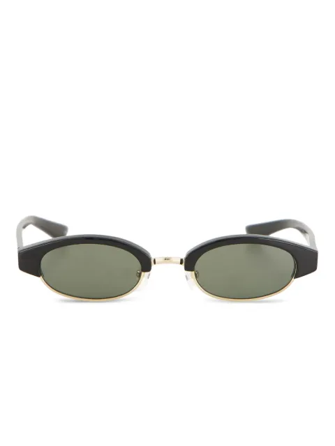 Alexander McQueen Eyewear Ellipse oval-frame sunglasses