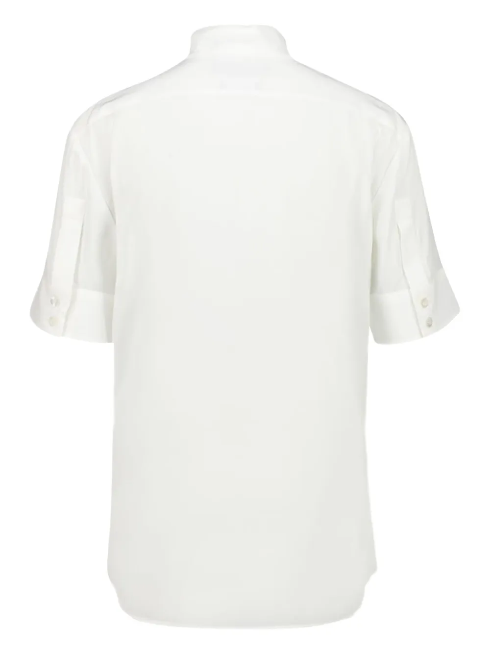 Gucci Zijden blouse met striksluiting - Wit