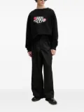 Fiorucci logo-print sweatshirt - Black