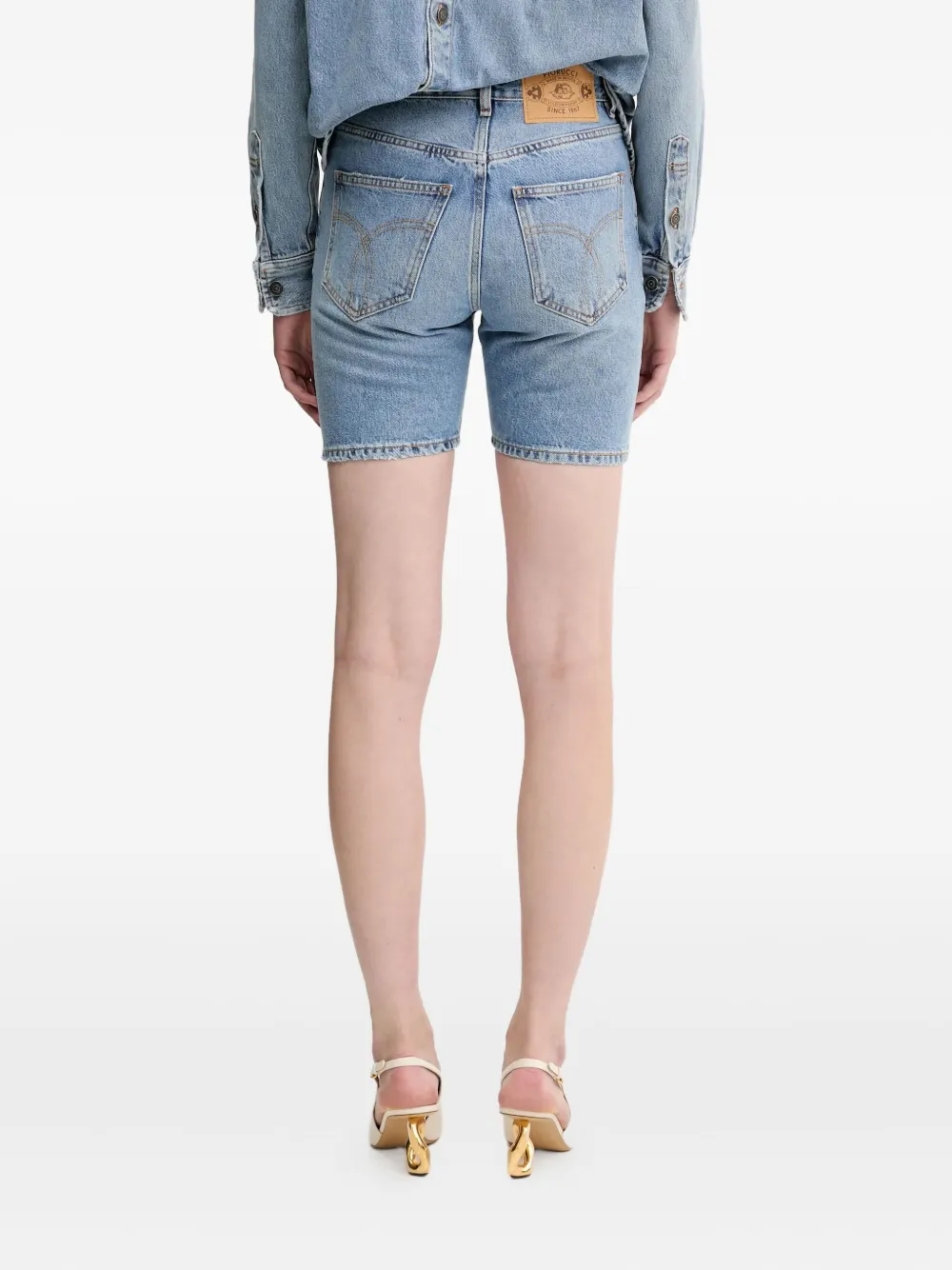 Fiorucci light-wash shorts LIGHT.WASH