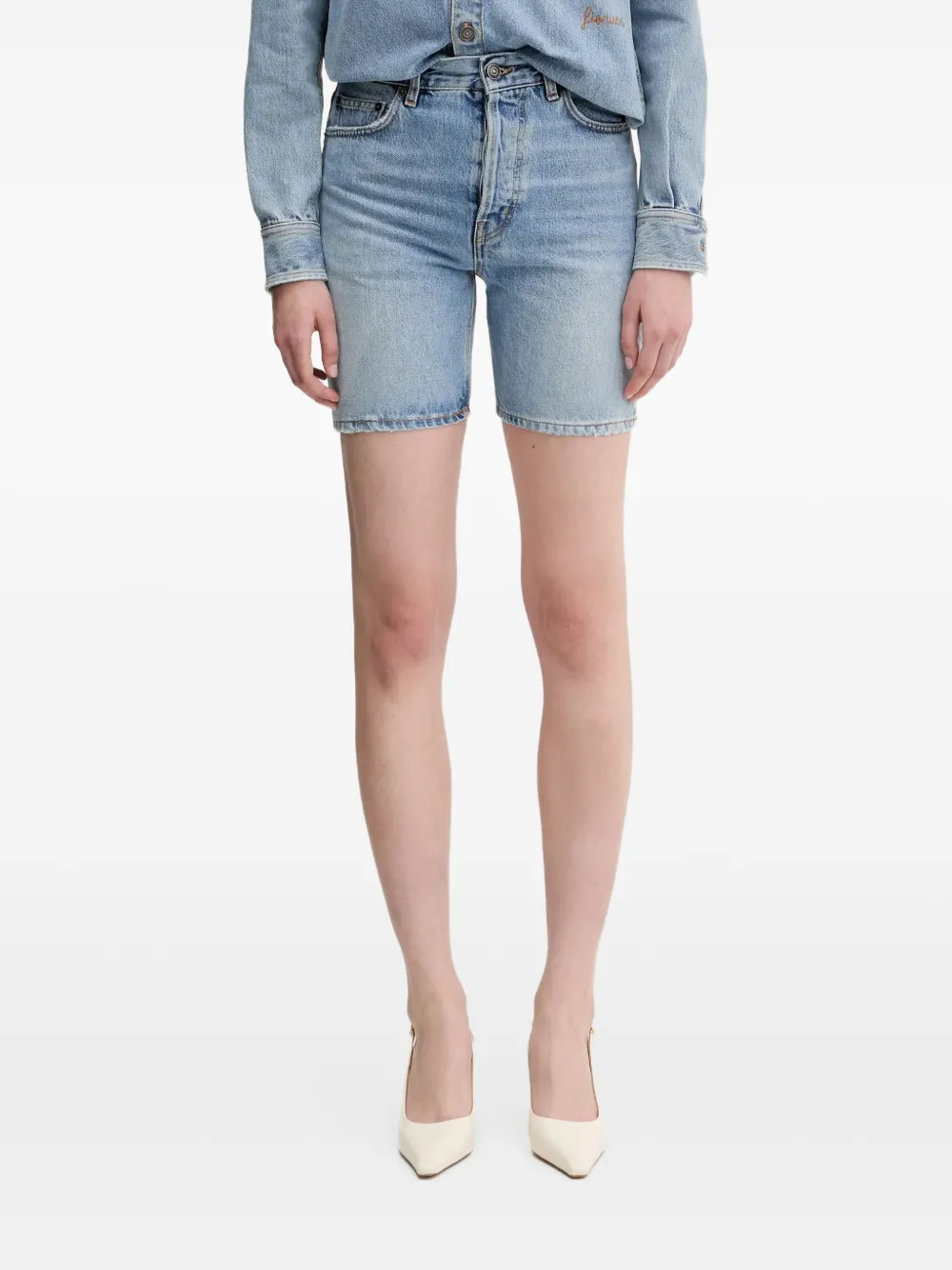 Fiorucci light-wash shorts | Jean Shorts | Image 2