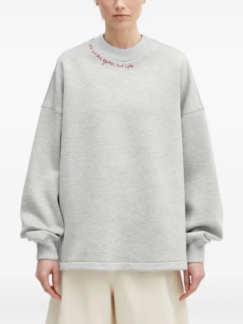 Fiorucci embroidered crew-neck sweatshirt