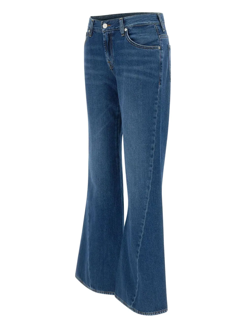 7 For All Mankind Jeans met naaddetails Blauw
