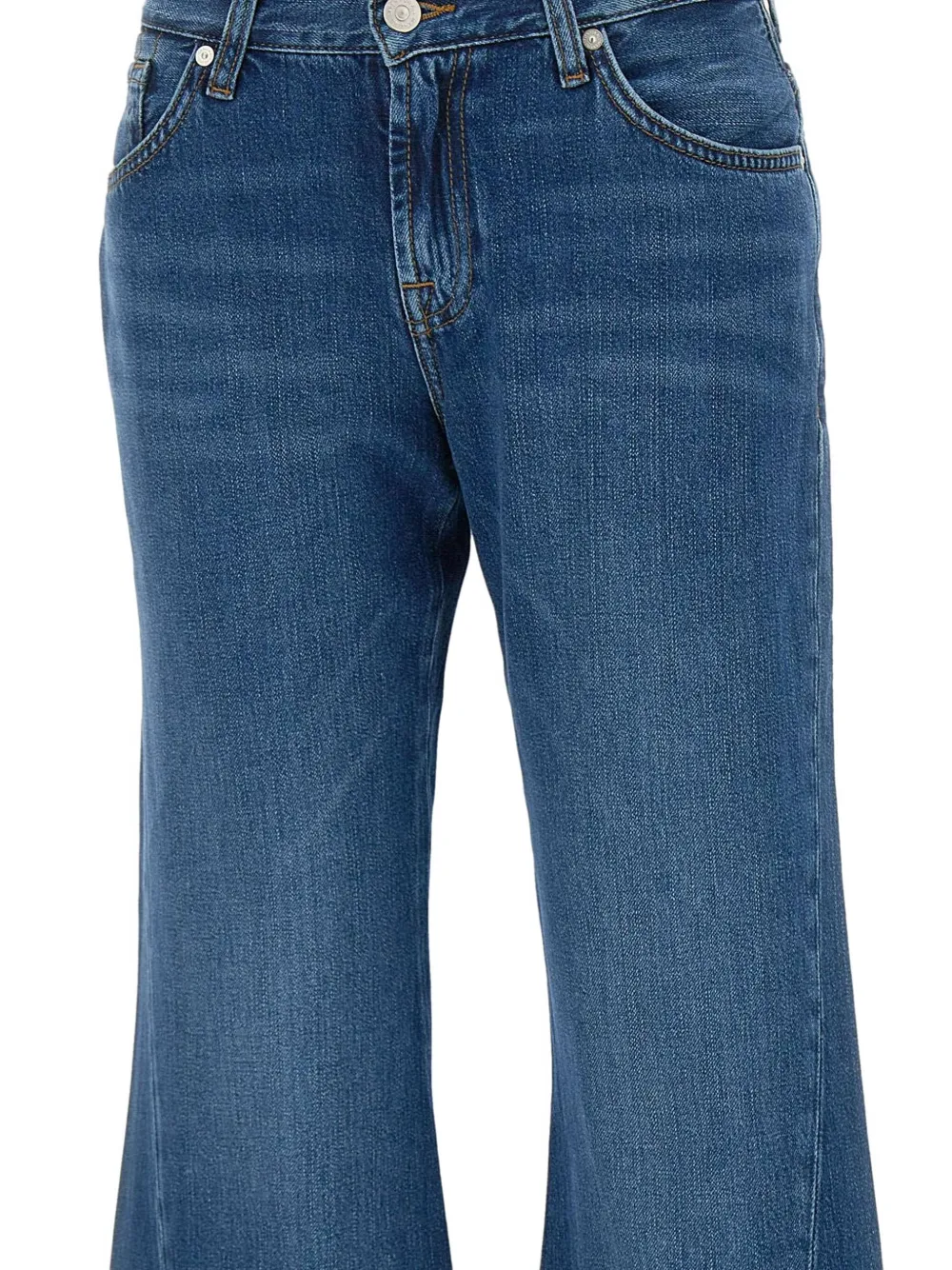 7 For All Mankind Jeans met naaddetails Blauw