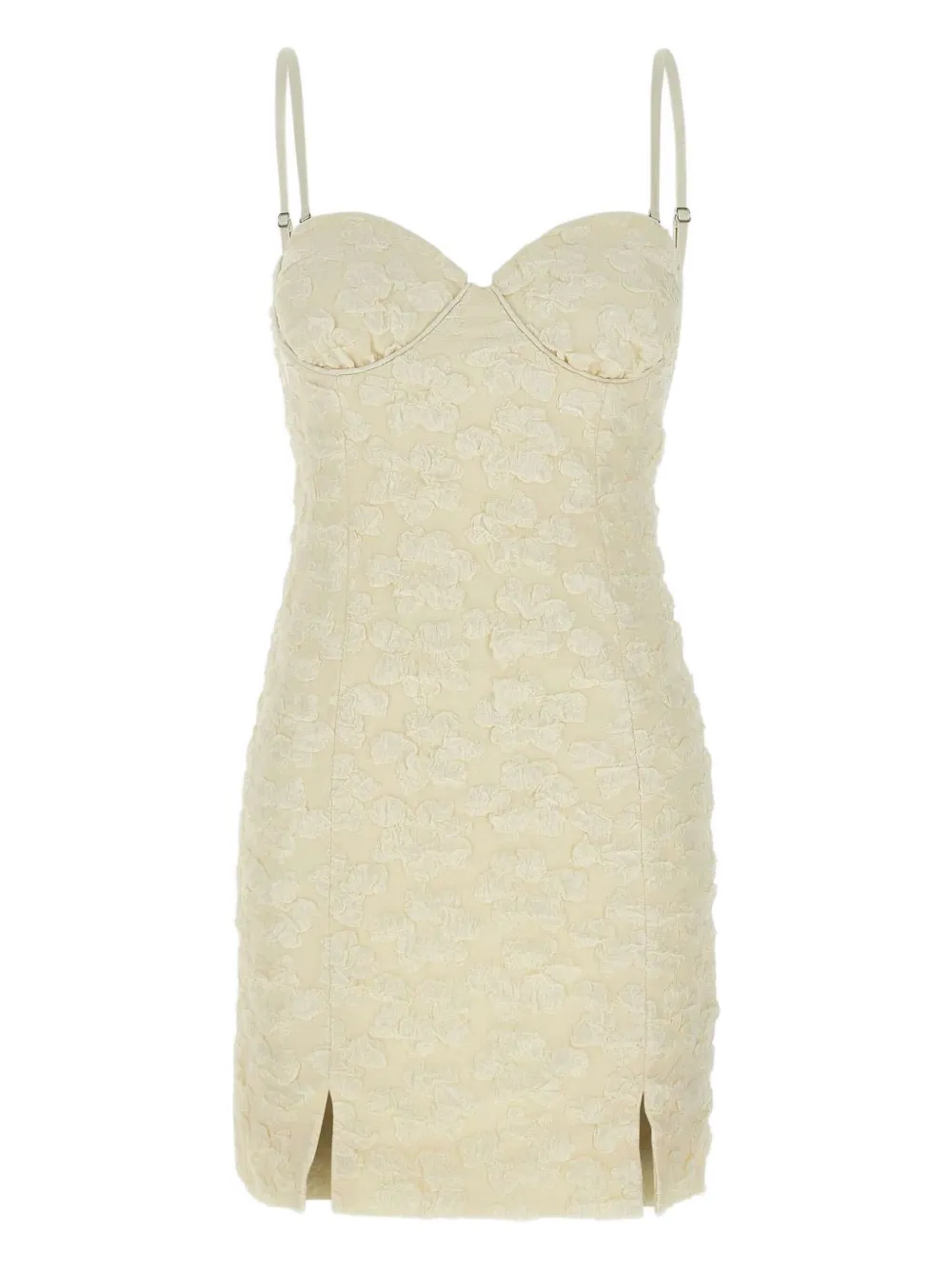 floral lace-embellished dress