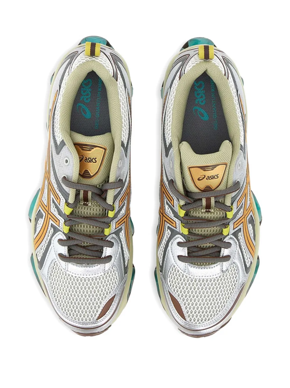ASICS mesh panelled running sneakers Grey