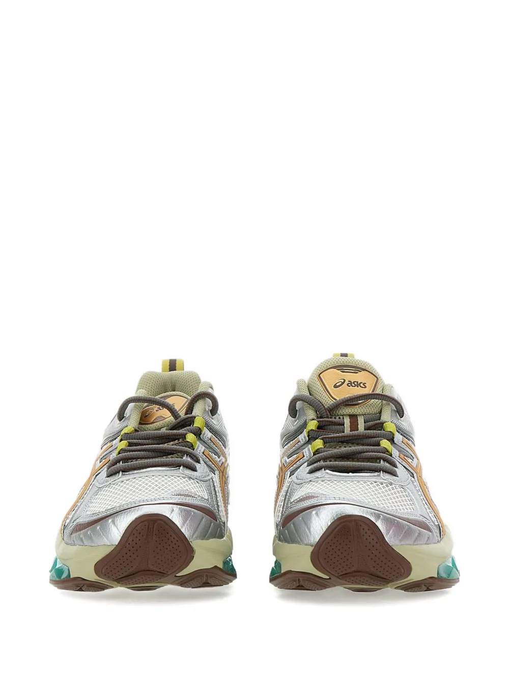 ASICS mesh panelled running sneakers Grey