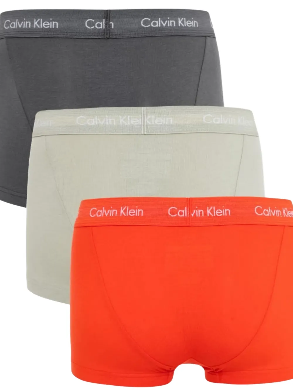 Calvin Klein Drie boxershorts met logoband Grijs
