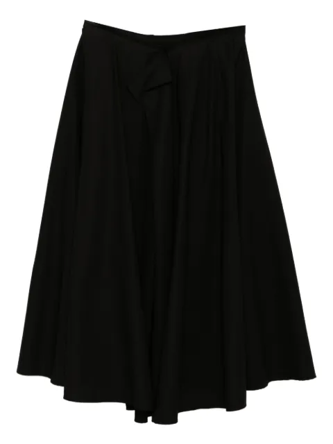 Yohji Yamamoto twill reversible skirt