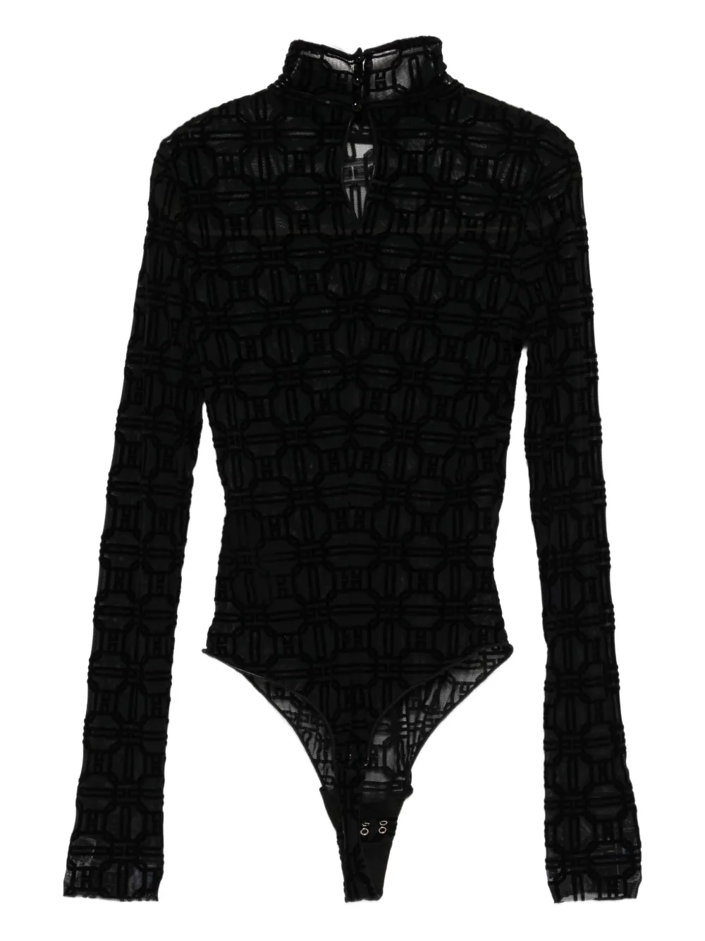 Elisabetta Franchi Top met lange mouwen Zwart
