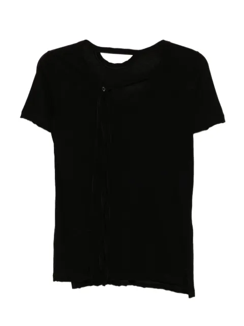 Yohji Yamamoto playera con detalle de moño