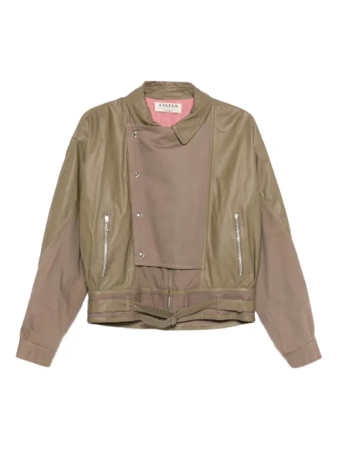 A.N.G.E.L.O. Vintage Cult 1980s leather panelled jacket