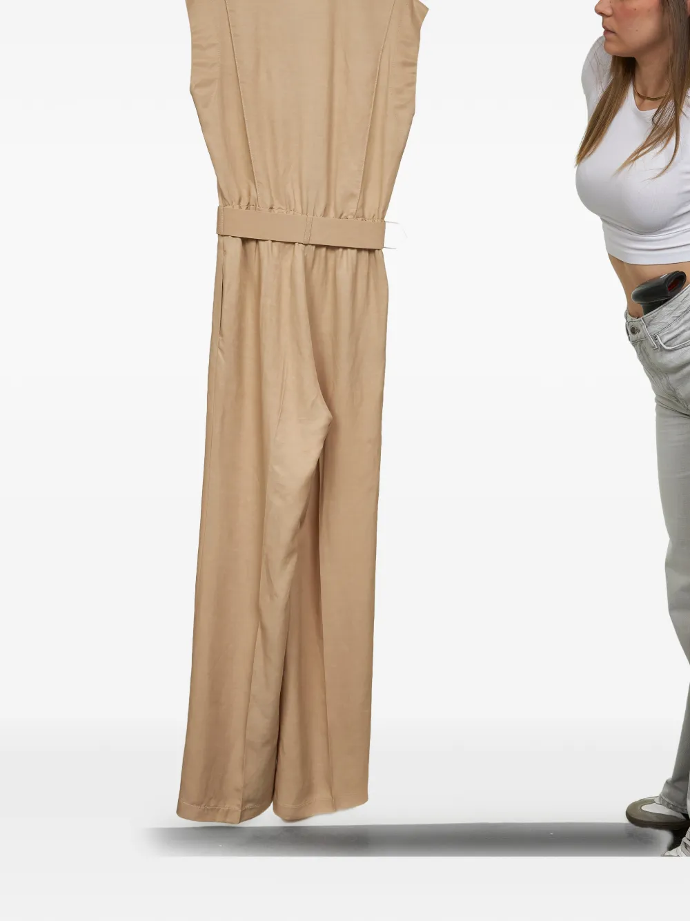  Kaos Belted Jumpsuit - Neutrals 