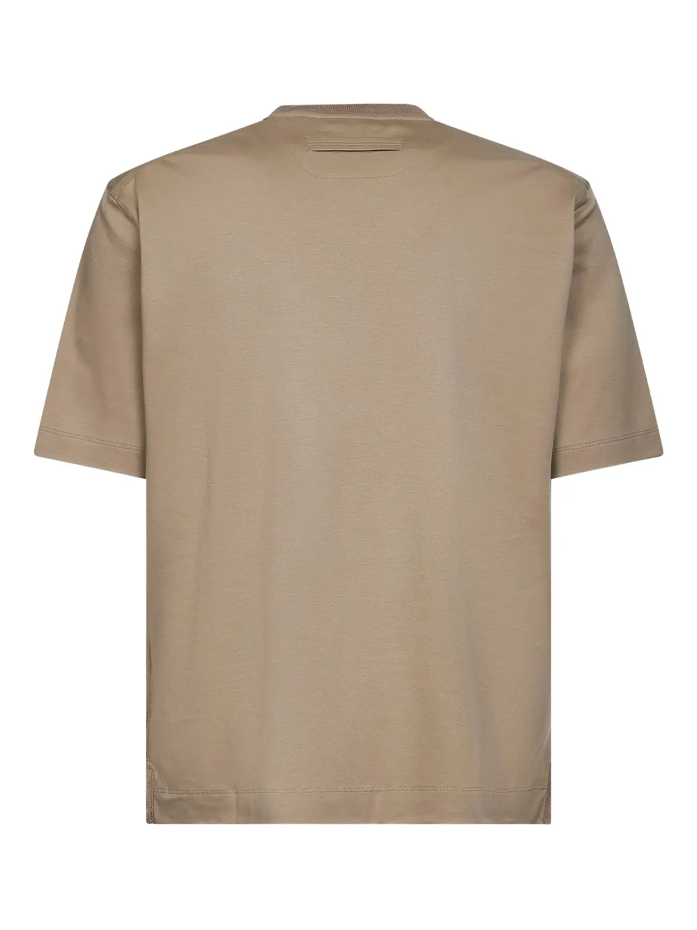 Zegna T-shirt met ronde hals - Beige