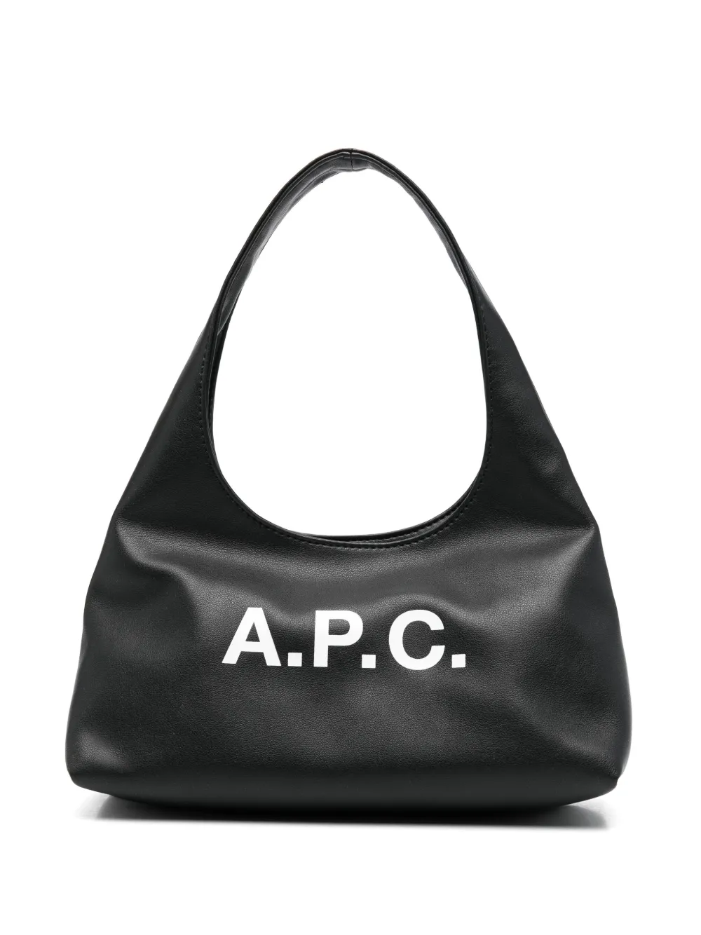 A.P.C. logo-print tote bag | Black | Image 1