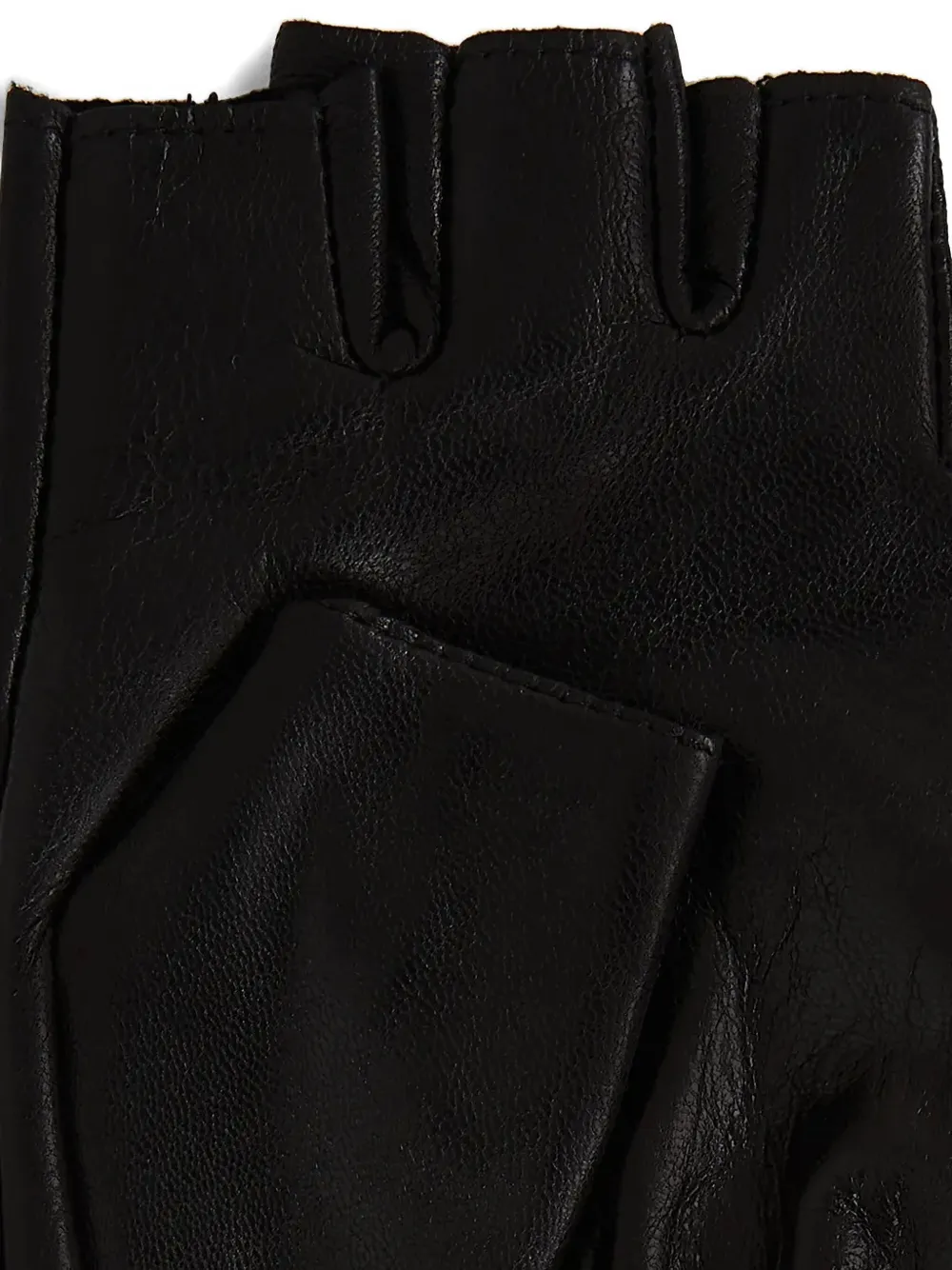 Karl Lagerfeld Vingerloze handschoenen verfraaid met studs Zwart