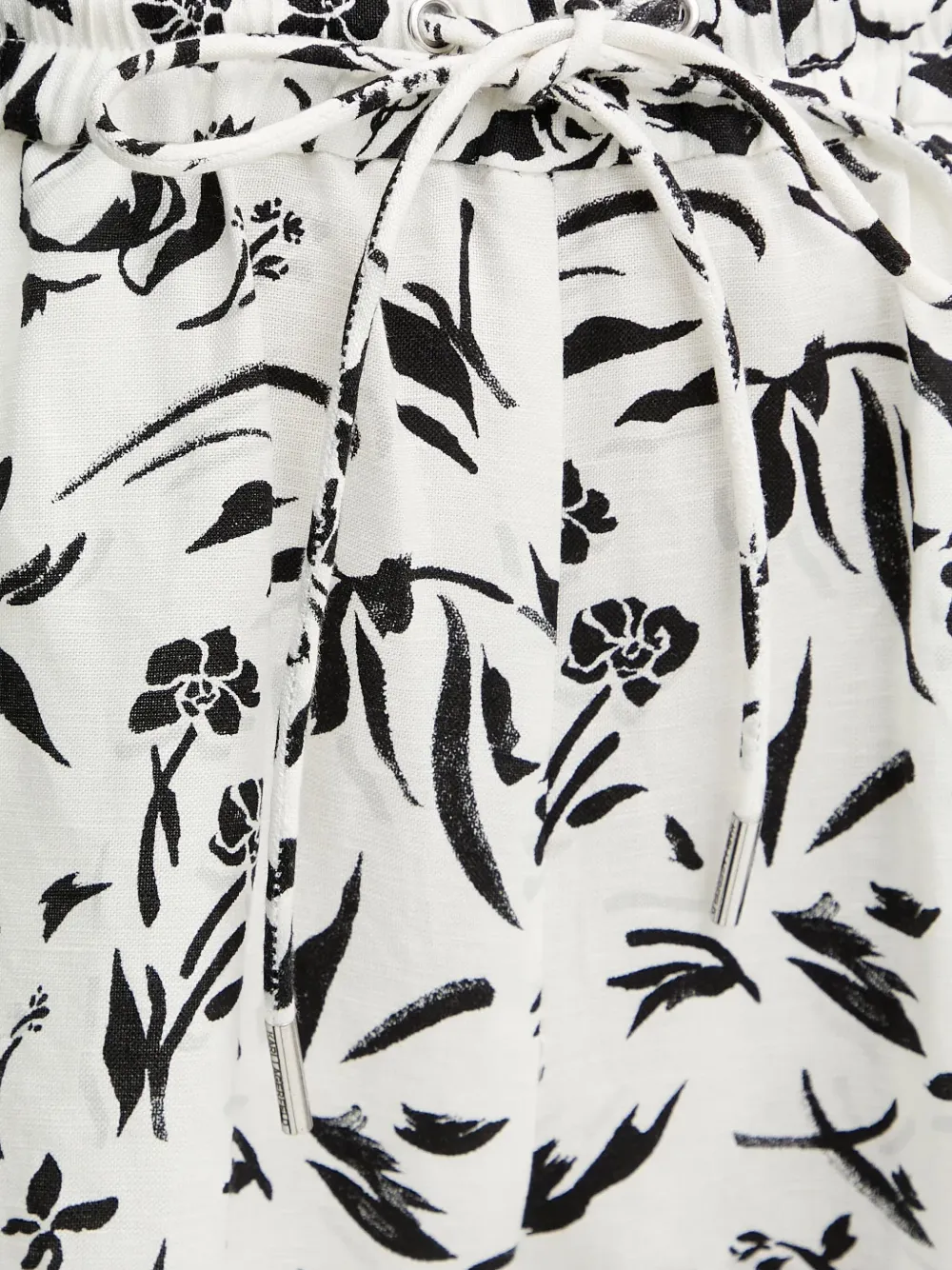Karl Lagerfeld Broek met trekkoord Wit