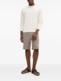 Karl Lagerfeld logo-embossed crew-neck sweatshirt - White