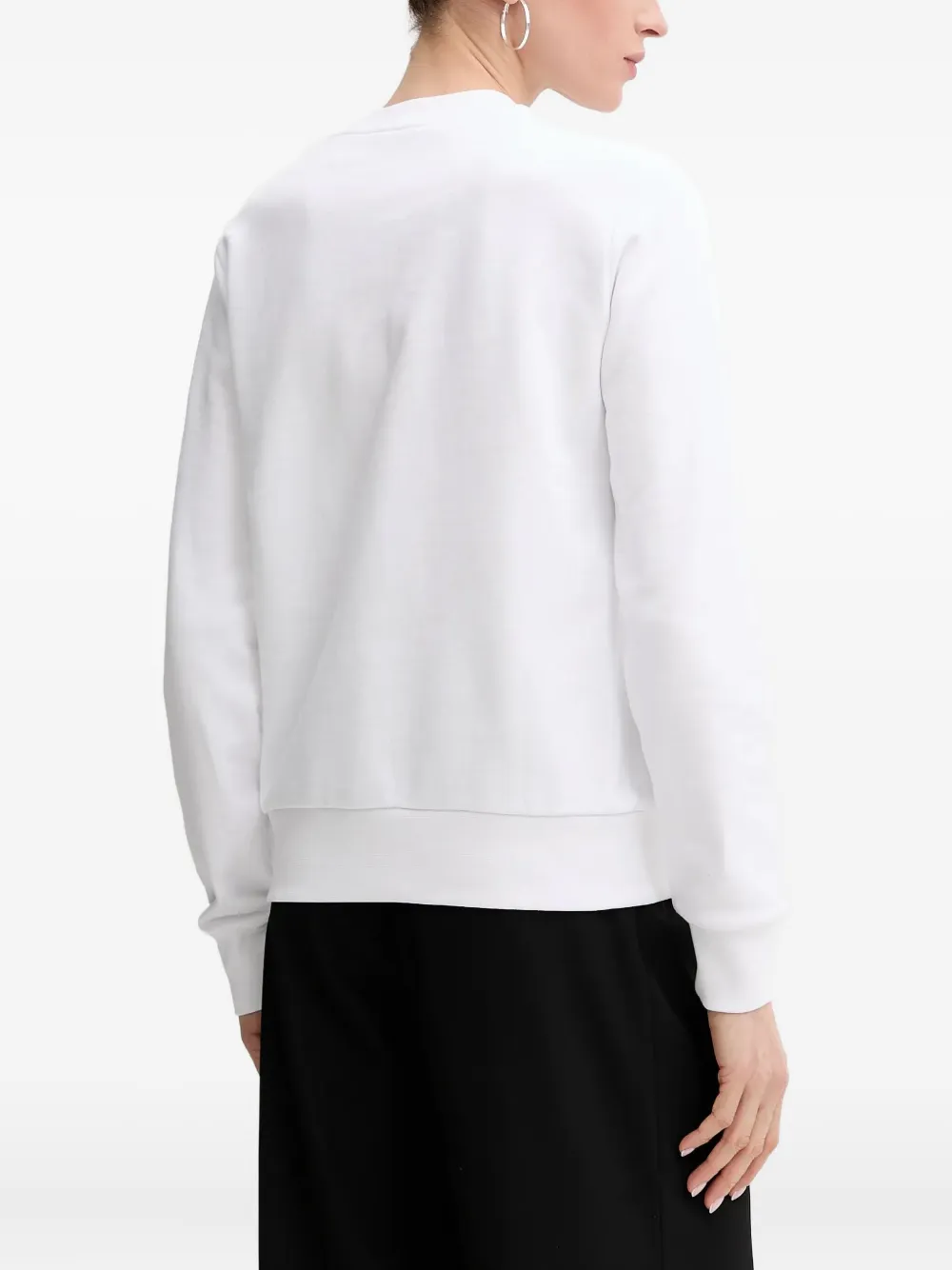 Karl Lagerfeld logo-print sweatshirt Wit