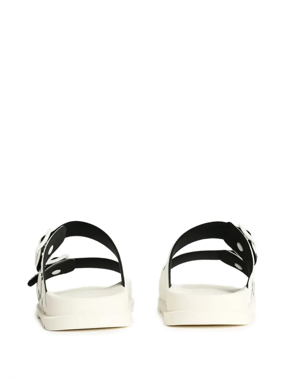 Karl Lagerfeld Kondo Tred sandalen met 2 bandjes en logoprint Wit