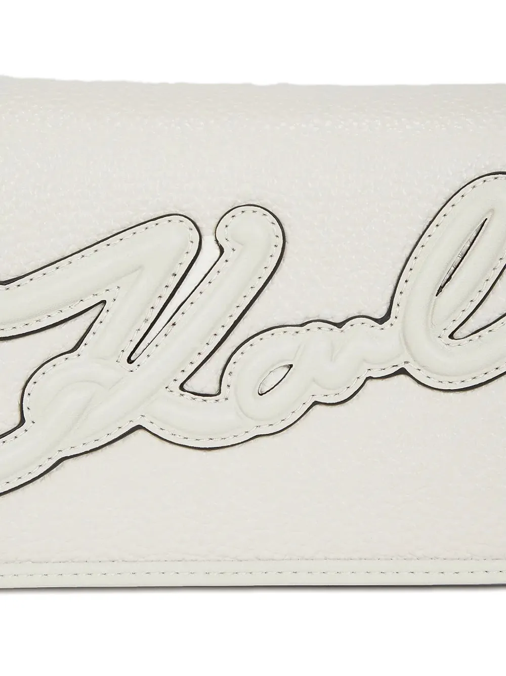 Karl Lagerfeld K Skuare crossbodytas met logoplakkaat Wit