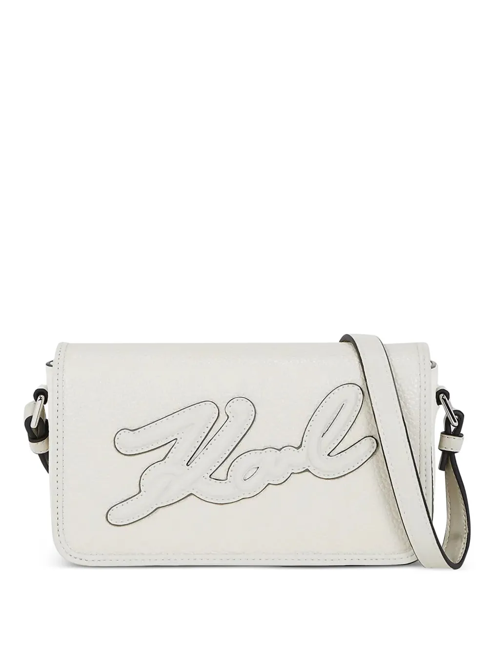 Karl Lagerfeld K Skuare crossbodytas met logoplakkaat Wit