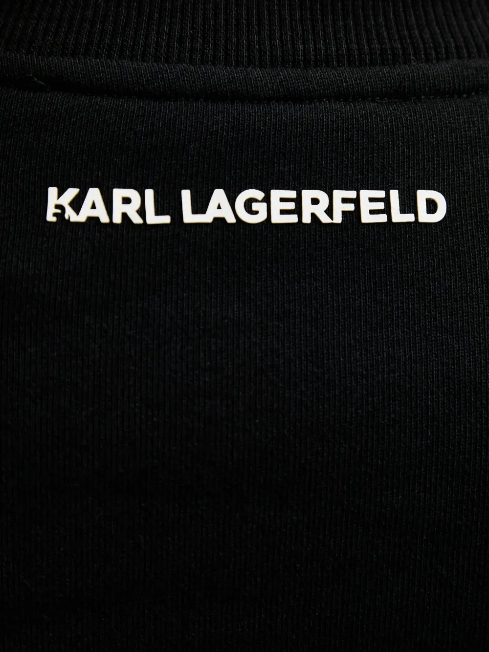 Karl Lagerfeld Sweater met logo Zwart