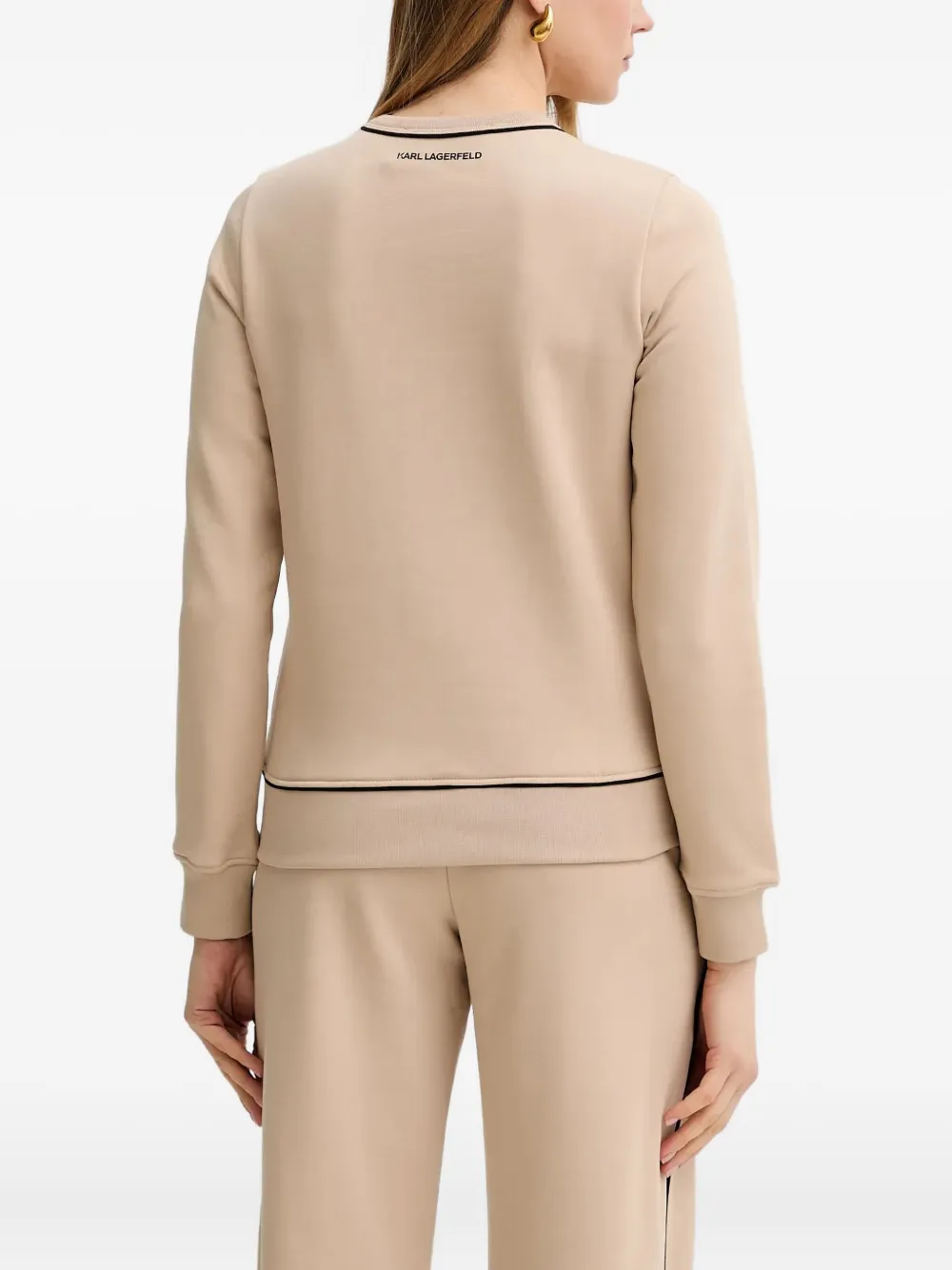 Karl Lagerfeld logo-print crew-neck sweatshirt | Sweaters | Image 2