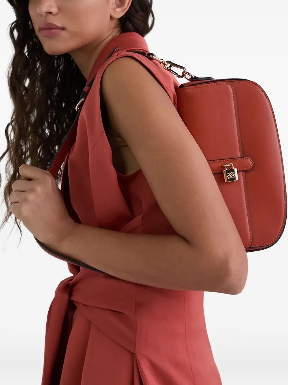 Karl Lagerfeld K/Autograph Padlock leather shoulder bag | Image 2