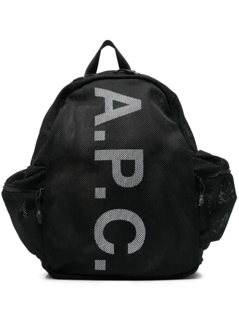 A.P.C. logo-print backpack