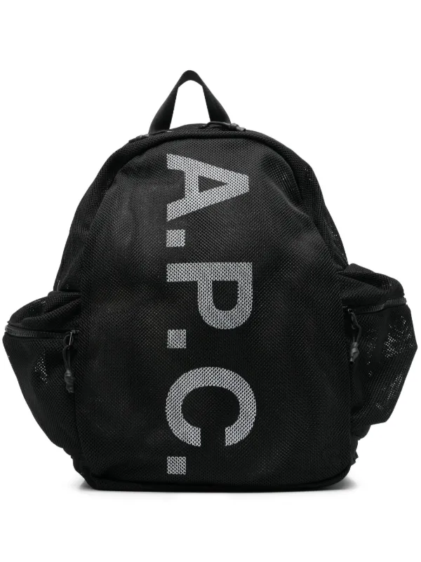 A.P.C. ロゴ バックパック | ブラック | FARFETCH JP
