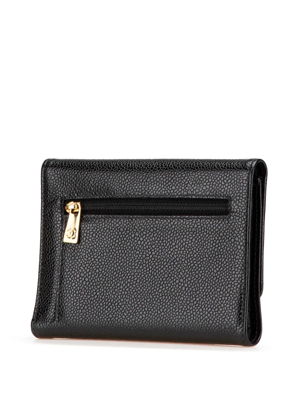 CHANEL Pre-Owned 2004-2005 CC Caviar Trifold Wallet small wallets | Image 2