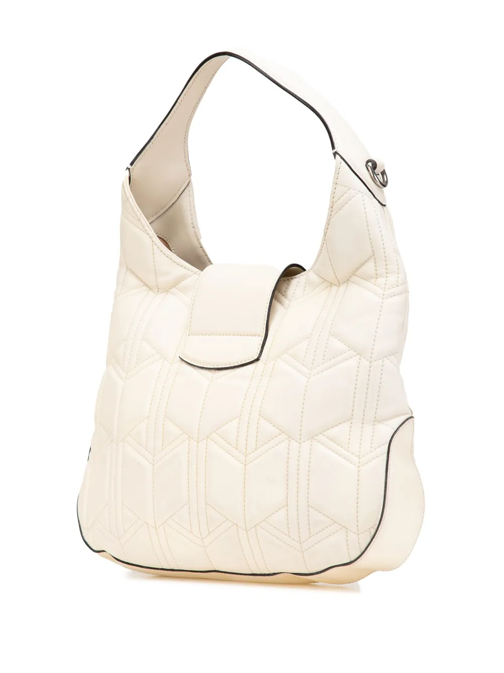 Pre-owned Gucci 2016-2024 Quilted Leather Dionysus Web Hobo Satchel