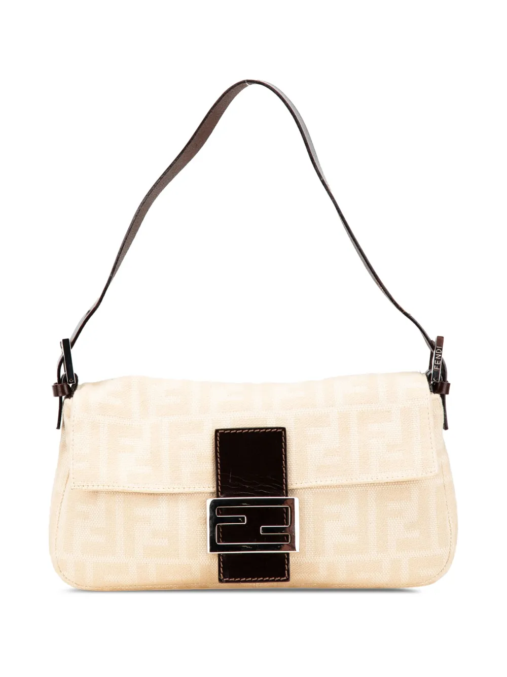 Fendi Pre-Owned 2010-2024 Zucca Canvas Baguette shoulder bag | Brown | Image 1