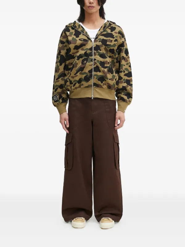 A BATHING APE® カモフラージュ ジップパーカー | ニュートラル