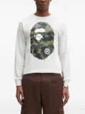 A BATHING APE® 1st Camo Big Ape Head long-sleeve T-shirt - Grey