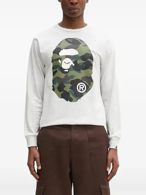 A BATHING APE® 1st Camo Big Ape Head long-sleeve T-shirt