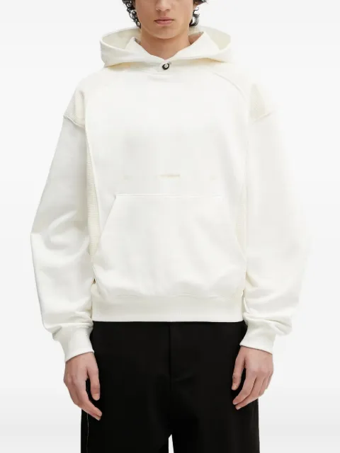 Ader Error panelled-fabric hoodie