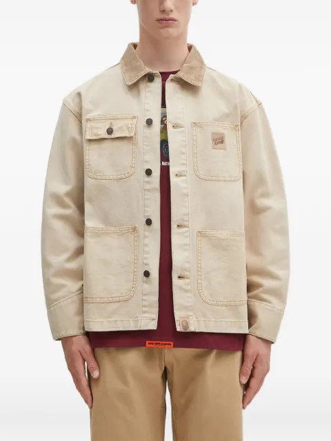 A BATHING APE® corduroy-collar jacket