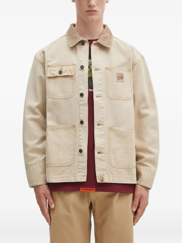 A BATHING APE コーデュロイ スタジャン　ブルゾン 　L　ジャケット 楽天市場】A BATHING APE GENERAL CORDUROY VARSITY JACKET ア