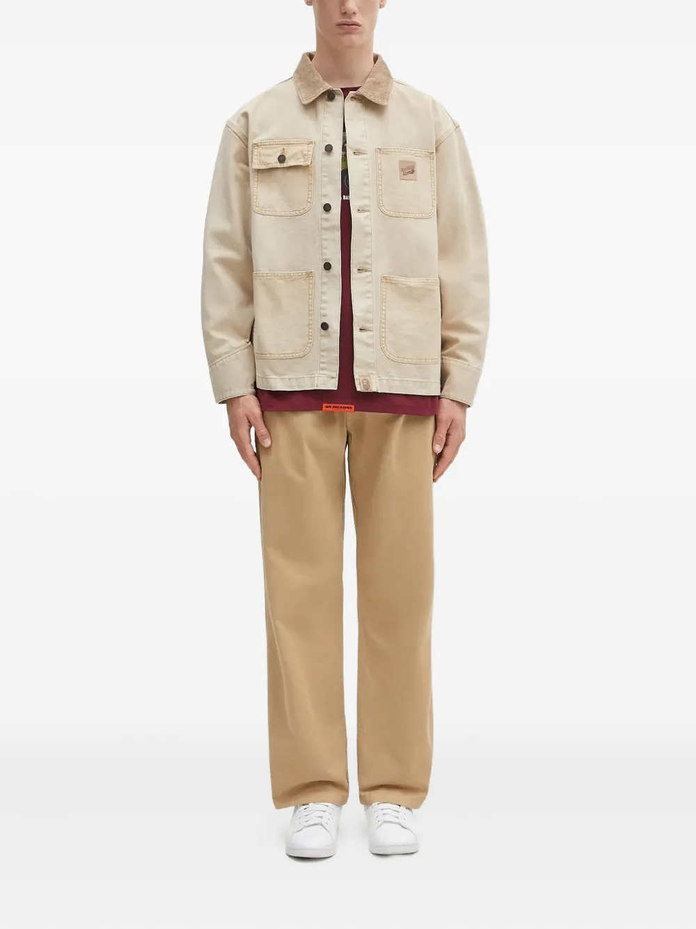 A BATHING APE® corduroy-collar jacket | Chamarras de mezclilla | Image 2