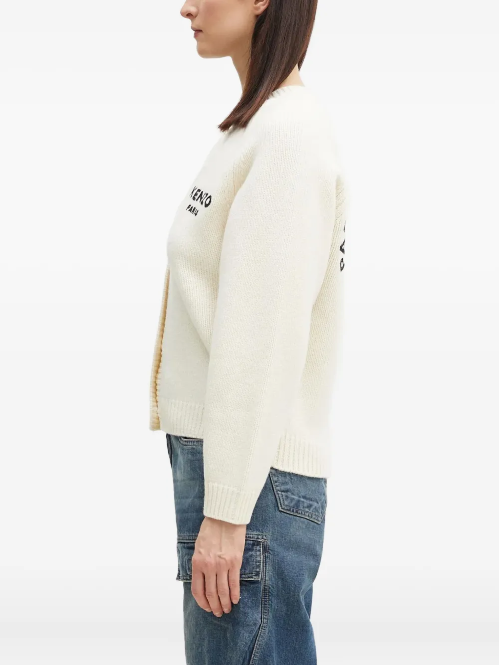 Kenzo Pop vest met logo van bloem Wit