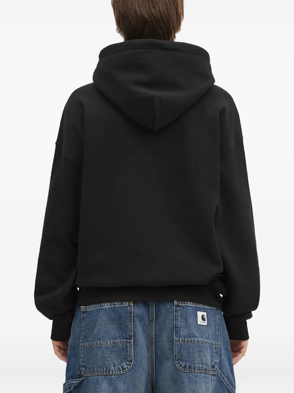 A BATHING APE Hoodie met print Zwart