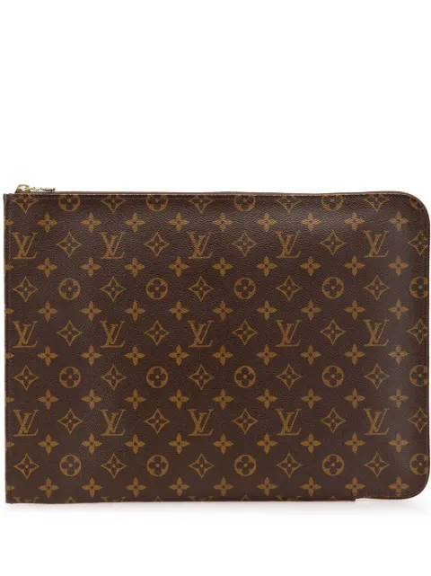Louis Vuitton Pre-Owned 1998 Monogram Poche-Documents Portfolio 30 clutch bag