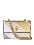 Kurt Geiger London mini Kensington striped cross body bag - Gold