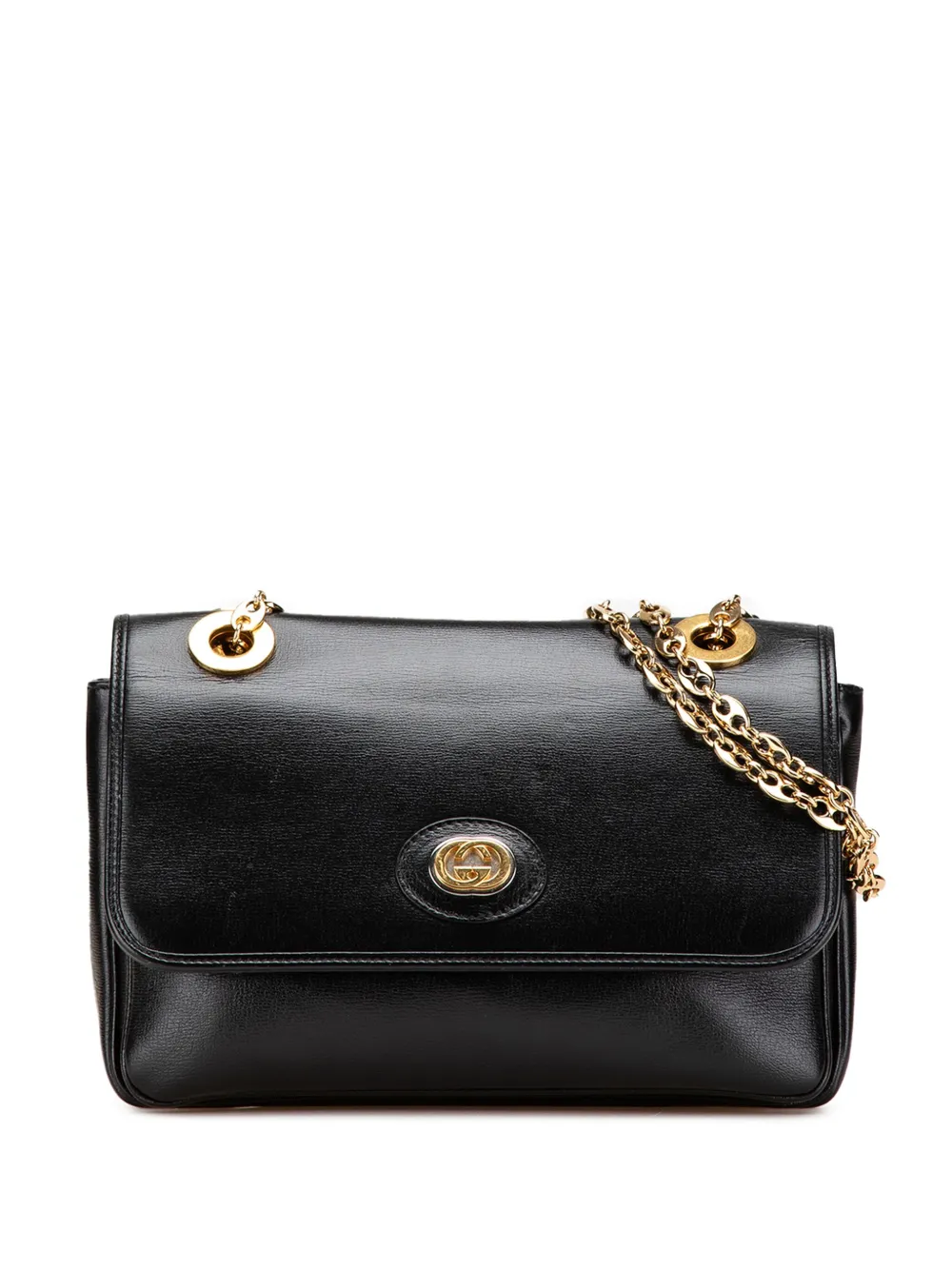 Gucci Pre-Owned 2000-2015 Small Leather Marina Chain shoulder bag | Black | Image 1
