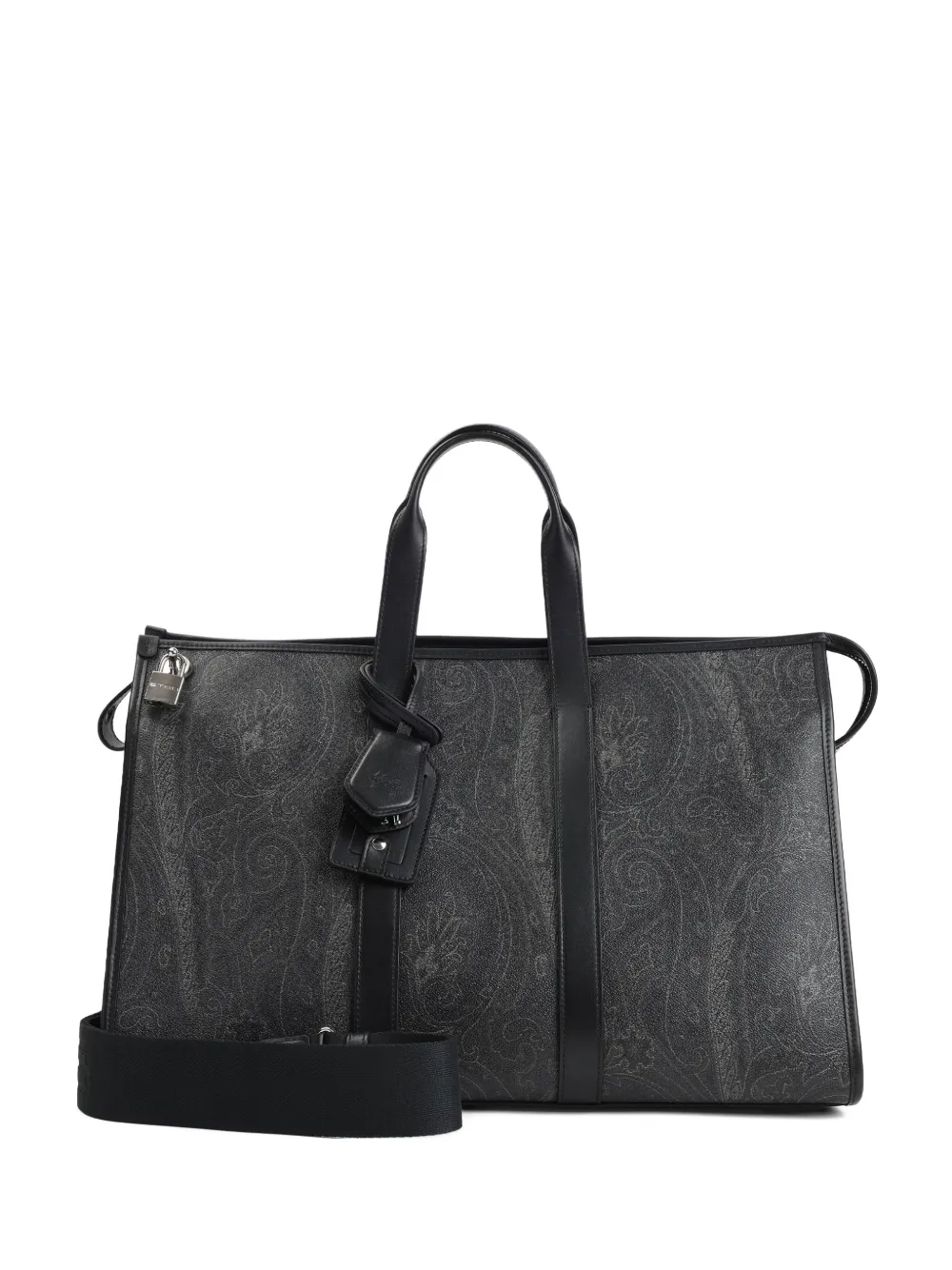 ETRO sac cabas à imprimé cachemire | noir | Image 1