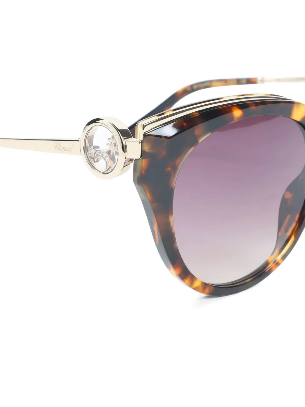 Chopard Eyewear Zonnebril met cat-eye montuur 0909 HAVANA