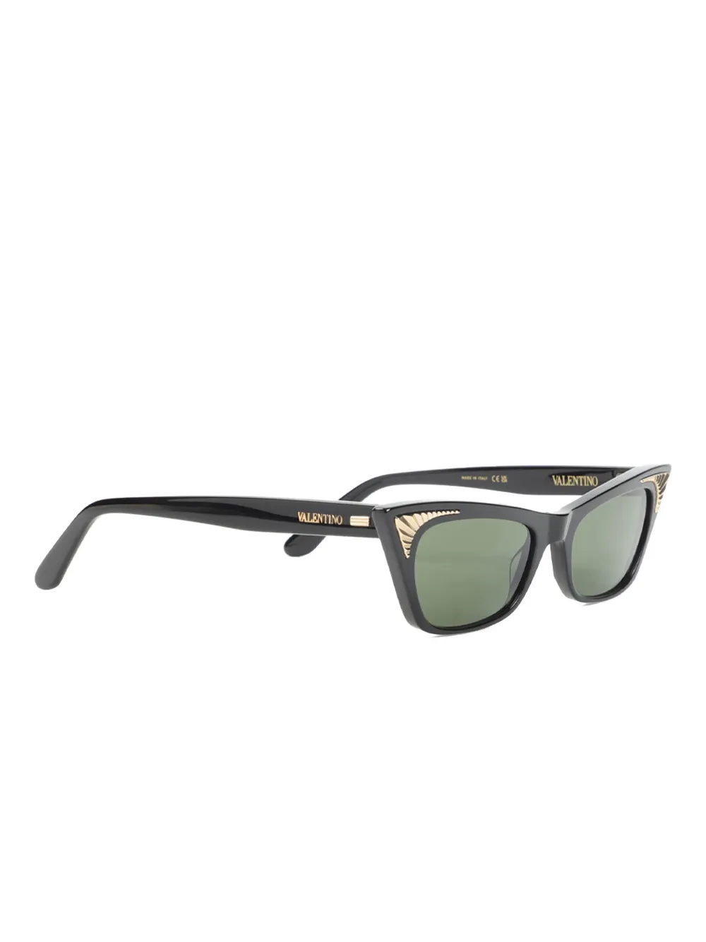 Valentino Garavani Zonnebril met cat-eye montuur - Zwart